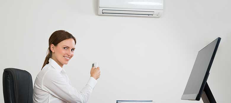 What are the ideal temperatures at home and in the office?